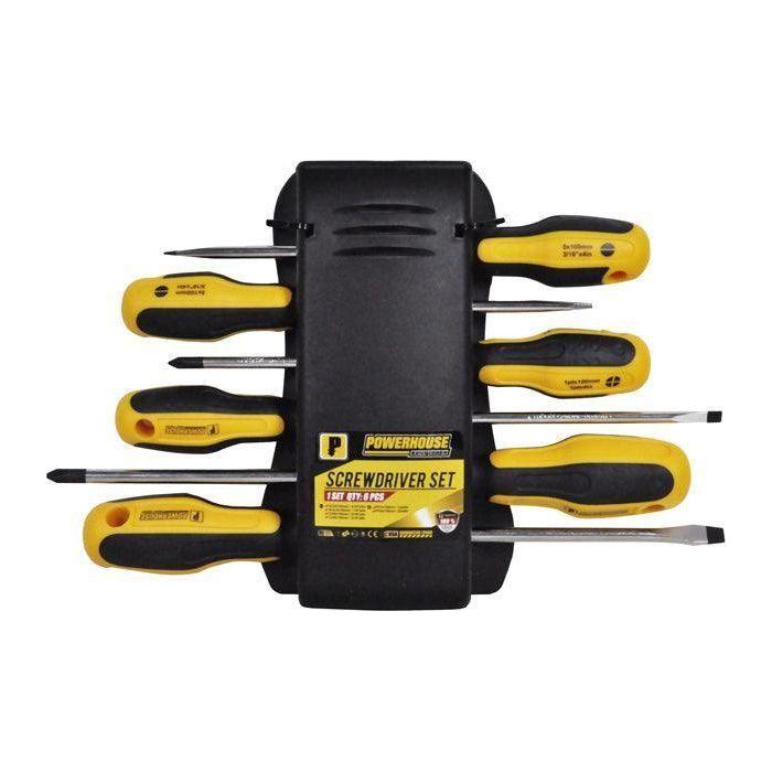 Powerhouse T33602 6 pcs Cushion Grip Screwdriver Set | Powerhouse by KHM Megatools Corp. Powerhouse T33602 6 pcs Cushion Grip Screwdriver Set | Powerhouse by KHM Megatools Corp.